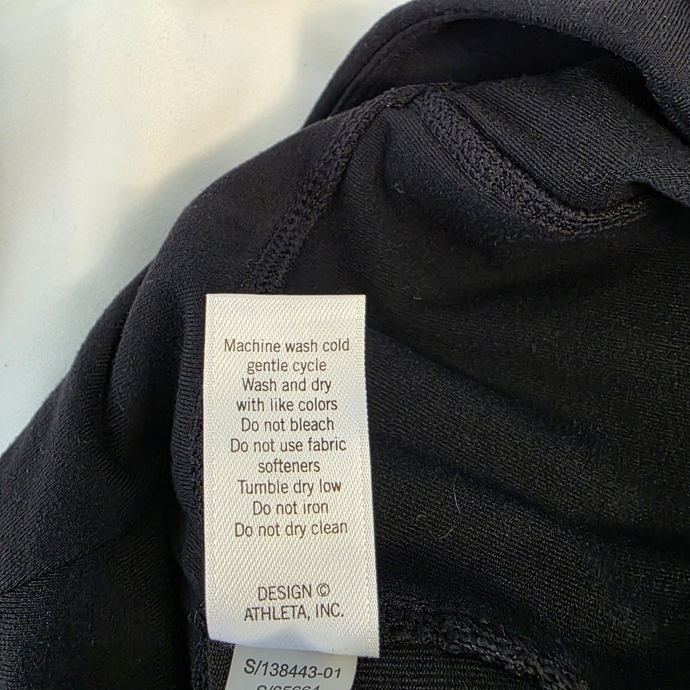 Athleta Metro Skinny Pants Black Supplex Stretch Trousers 138443 Womens Medium - Picture 5 of 7